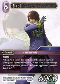Noel - Opus VII - Final Fantasy TCG card