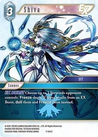 Shiva EX - Opus VII - Final Fantasy TCG card