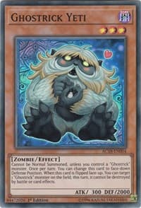 Ghostrick Yeti - Advent Calendar 2018 - YuGiOh card