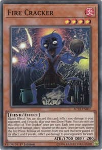 Fire Cracker - Advent Calendar 2018 - YuGiOh card