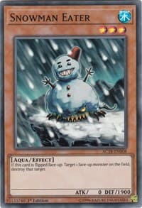Snowman Eater - Advent Calendar 2018 - YuGiOh card