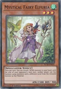 Mystical Fairy Elfuria - Advent Calendar 2018 - YuGiOh card