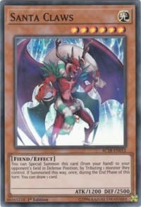 Santa Claws - Advent Calendar 2018 - YuGiOh card