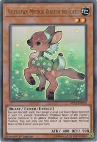 Valerifawn, Mystical Beast of the Forest - Advent Calendar 2018 - YuGiOh card