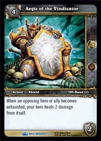 Aegis of the Vindicator - Magtheridon's Lair Treasure - WoW card