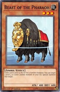 Beast of the Pharaoh - Structure Deck: Zombie Horde - YuGiOh card