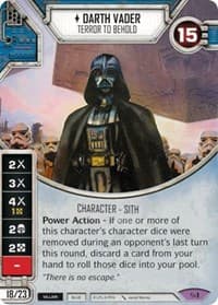 Darth Vader - Terror to Behold - Across the Galaxy - Star Wars: Destiny card