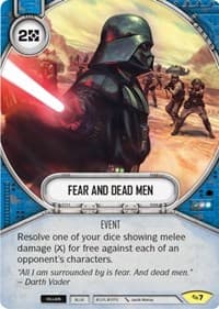 Fear and Dead Men - Across the Galaxy - Star Wars: Destiny card