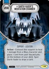 Darth Vader's Meditation Chamber - Across the Galaxy - Star Wars: Destiny card
