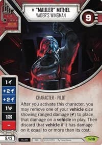 "Mauler" Mithel - Vader's Wingman - Across the Galaxy - Star Wars: Destiny card