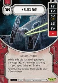 Black Two (Card Only) - Across the Galaxy - Star Wars: Destiny card