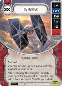 TIE Fighter - Across the Galaxy - Star Wars: Destiny card