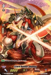 Lizard Runner, Undeux (Full Art) - V-MB01: PSYqualia Strife - Cardfight Vanguard card