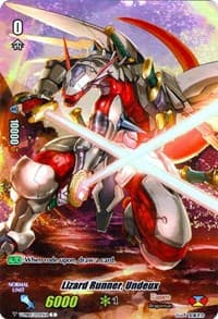Lizard Runner, Undeux (Full Art) (Parallel Foil) - V-MB01: PSYqualia Strife - Cardfight Vanguard card
