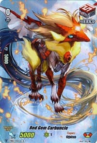 Red Gem Carbuncle (Full Art) - V-MB01: PSYqualia Strife - Cardfight Vanguard card