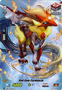 Red Gem Carbuncle (Full Art) (Parallel Foil) - V-MB01: PSYqualia Strife - Cardfight Vanguard card