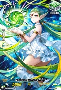 Yggdrasil Maiden, Elaine (Full Art) - V-MB01: PSYqualia Strife - Cardfight Vanguard card