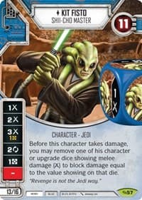 Kit Fisto - Shii-Cho Master - Across the Galaxy - Star Wars: Destiny card