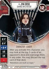 Jyn Erso - Daring Infiltrator - Across the Galaxy - Star Wars: Destiny card