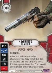 Jyn Erso's Blaster - Across the Galaxy - Star Wars: Destiny card
