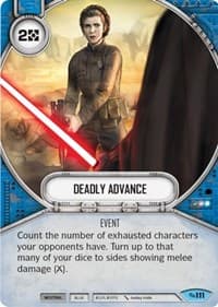 Deadly Advance - Across the Galaxy - Star Wars: Destiny card