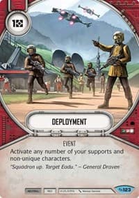 Deployment - Across the Galaxy - Star Wars: Destiny card