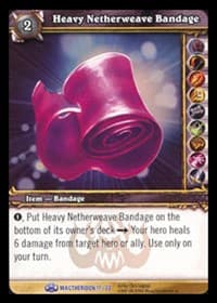 Heavy Netherweave Bandage - Magtheridon's Lair Treasure - WoW card