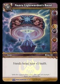 Naaru Lightwarden's Band - Magtheridon's Lair Treasure - WoW card