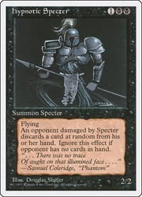 Hypnotic Specter - Fourth Edition - Magic: The Gathering card