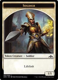 Soldier (002) // Goblin Token - Guilds of Ravnica: Guild Kits - Magic: The Gathering card