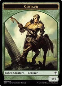Centaur (007) // Elemental (010) Double-Sided Token - Guilds of Ravnica: Guild Kits - Magic: The Gathering card