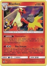 Blaziken - 6/70 (Non-Holo) - Deck Exclusives - Pokemon card