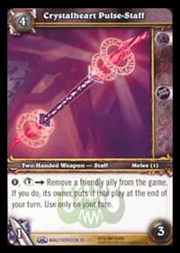 Crystalheart Pulse-Staff - Magtheridon's Lair Treasure - WoW card