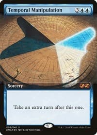 Temporal Manipulation - Ultimate Masters: Box Toppers - Magic: The Gathering card
