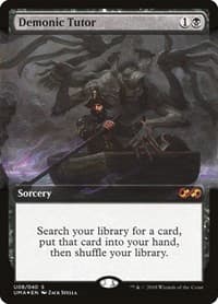 Demonic Tutor - Ultimate Masters: Box Toppers - Magic: The Gathering card