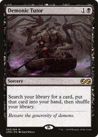 Demonic Tutor - Ultimate Masters - Magic: The Gathering card