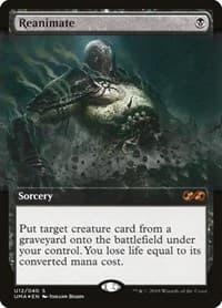 Reanimate - Ultimate Masters: Box Toppers - Magic: The Gathering card