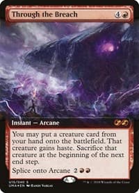 Through the Breach - Ultimate Masters: Box Toppers - Magic: The Gathering card