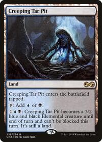 Creeping Tar Pit - Ultimate Masters - Magic: The Gathering card