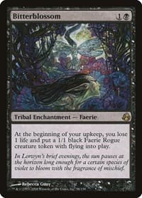 Bitterblossom - Morningtide - Magic: The Gathering card