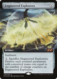 Engineered Explosives - Ultimate Masters: Box Toppers - Magic: The Gathering card