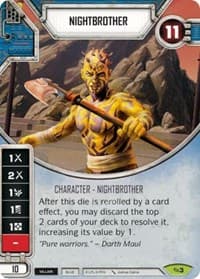 Nightbrother (Card Only) - Across the Galaxy - Star Wars: Destiny card