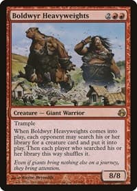 Boldwyr Heavyweights - Morningtide - Magic: The Gathering card