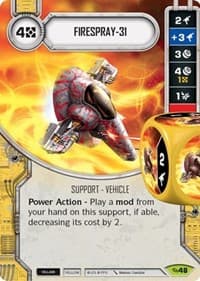 Firespray-31 - Across the Galaxy - Star Wars: Destiny card