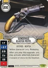 Donderbus Blaster Pistol - Across the Galaxy - Star Wars: Destiny card