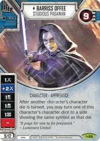 Barriss Offee - Across the Galaxy - Star Wars: Destiny card