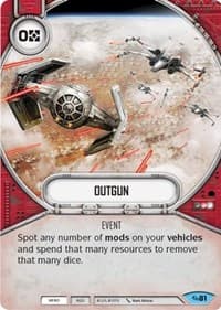 Outgun - Across the Galaxy - Star Wars: Destiny card