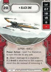Black One - Across the Galaxy - Star Wars: Destiny card