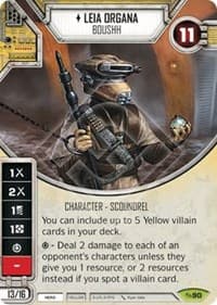 Leia Organa - Boushh - Across the Galaxy - Star Wars: Destiny card