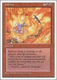 Inferno - Fourth Edition - Magic: The Gathering card